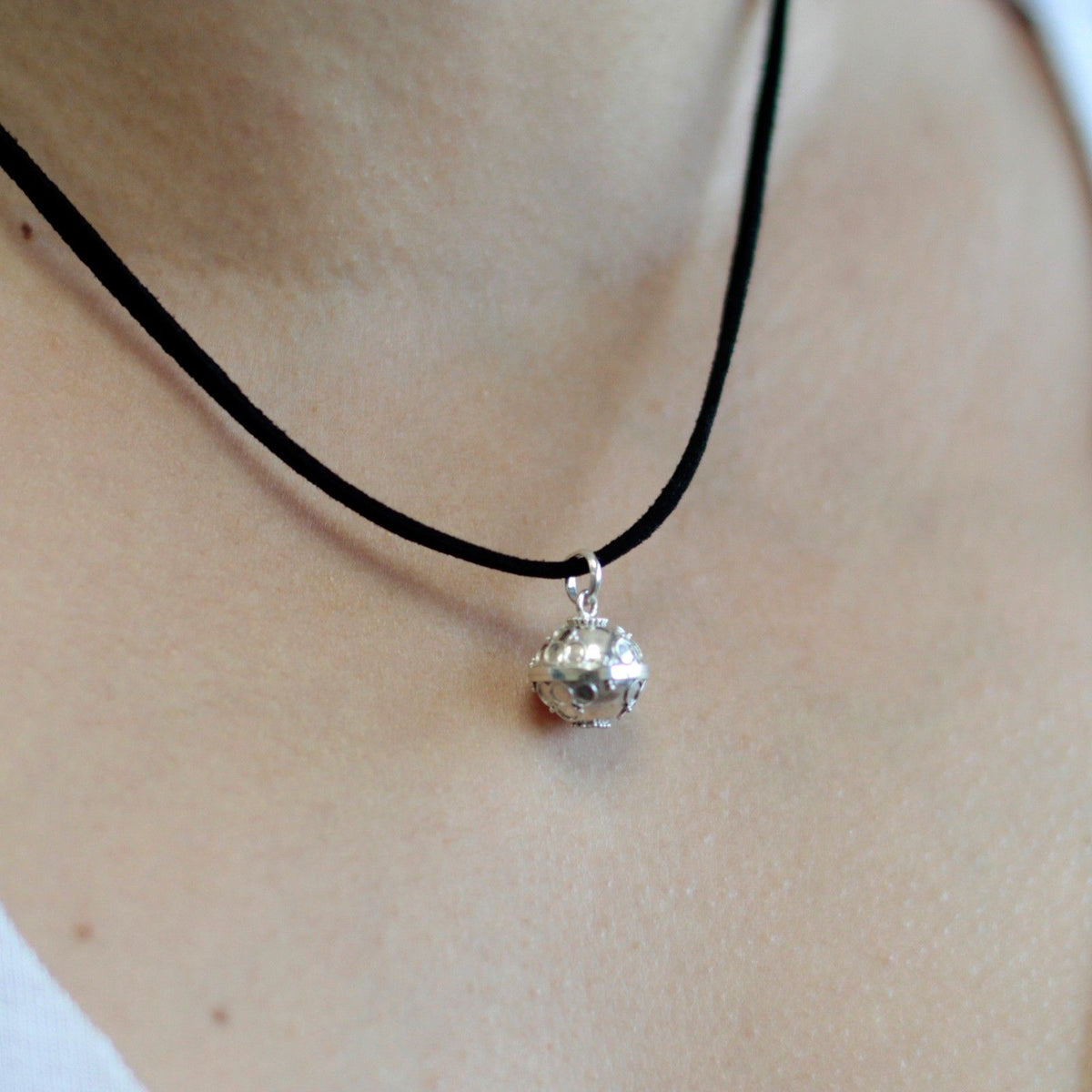 Campanellino Angelo in Argento - Prosperità - 16mm