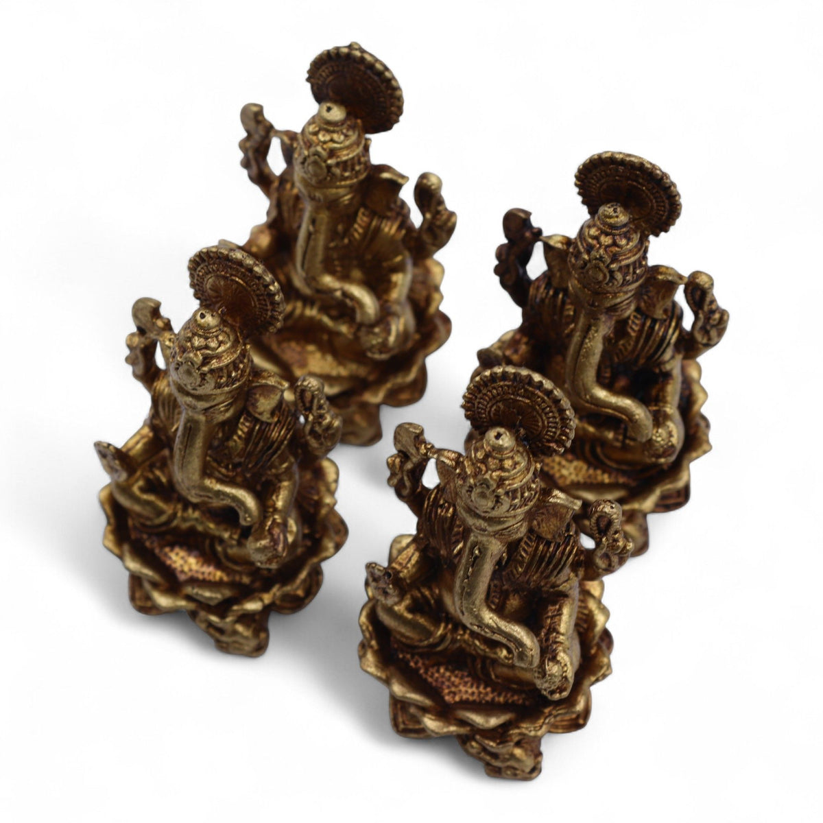 Statuetta in Ottone Divinità Indiane - Ganesha (52g) - 49mm