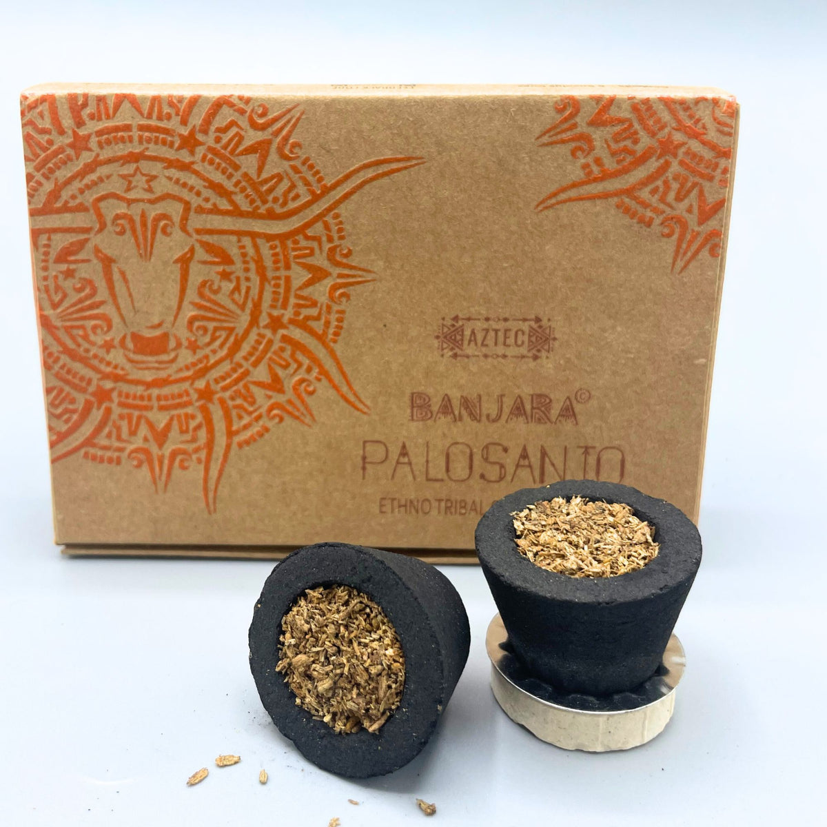 Coppette di incenso in resina Banjara - Palo santo