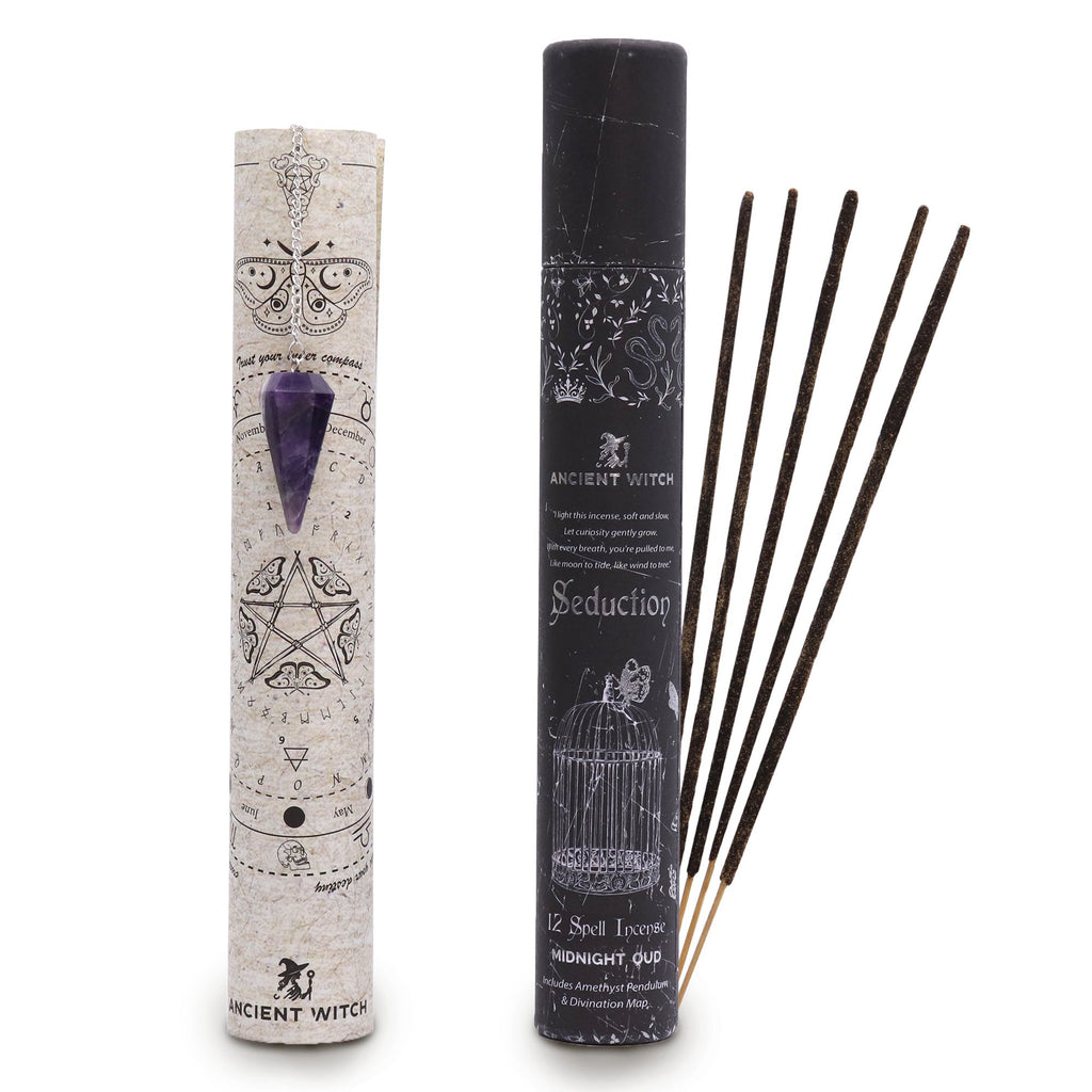 Ancient Witch Spell Incense - Seduzione - Pendolo Ametista