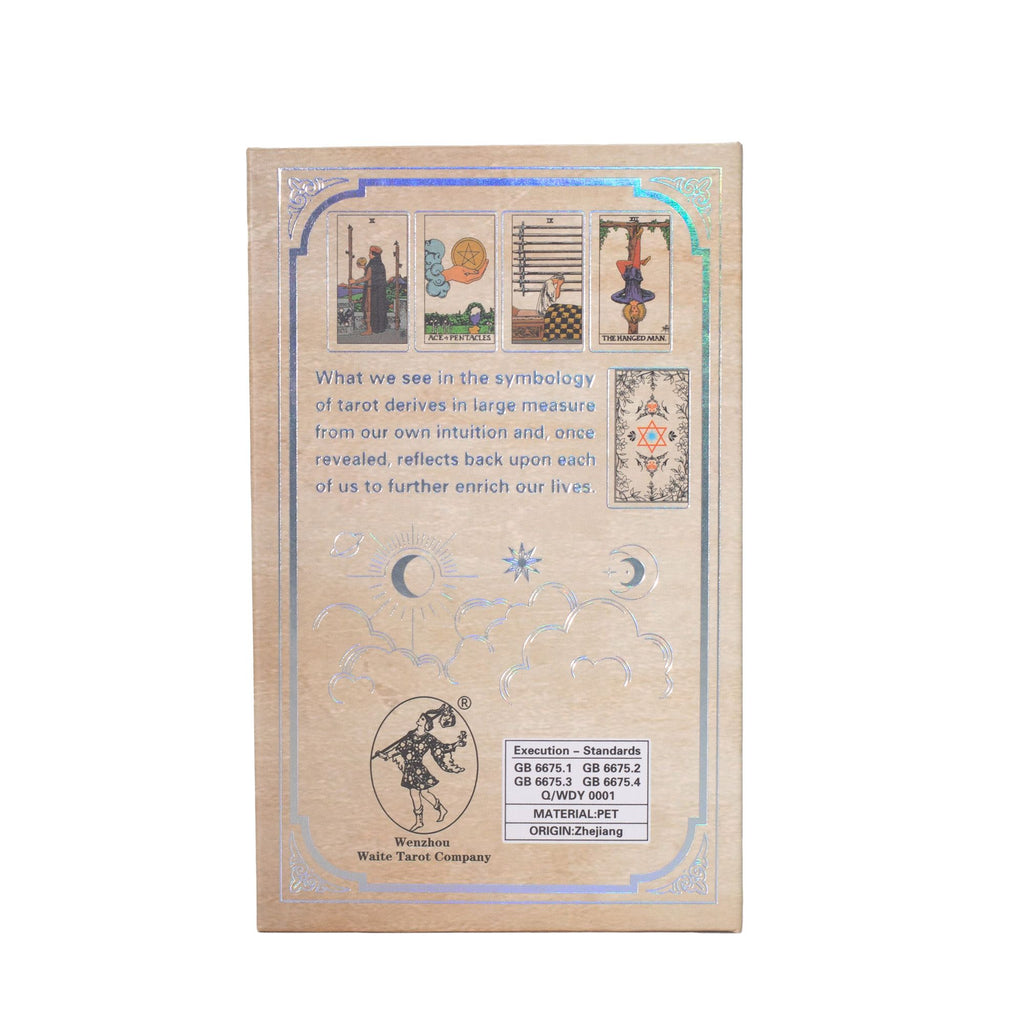 Mazzo Tarocchi Waite con Foglia Argento - con Libretto