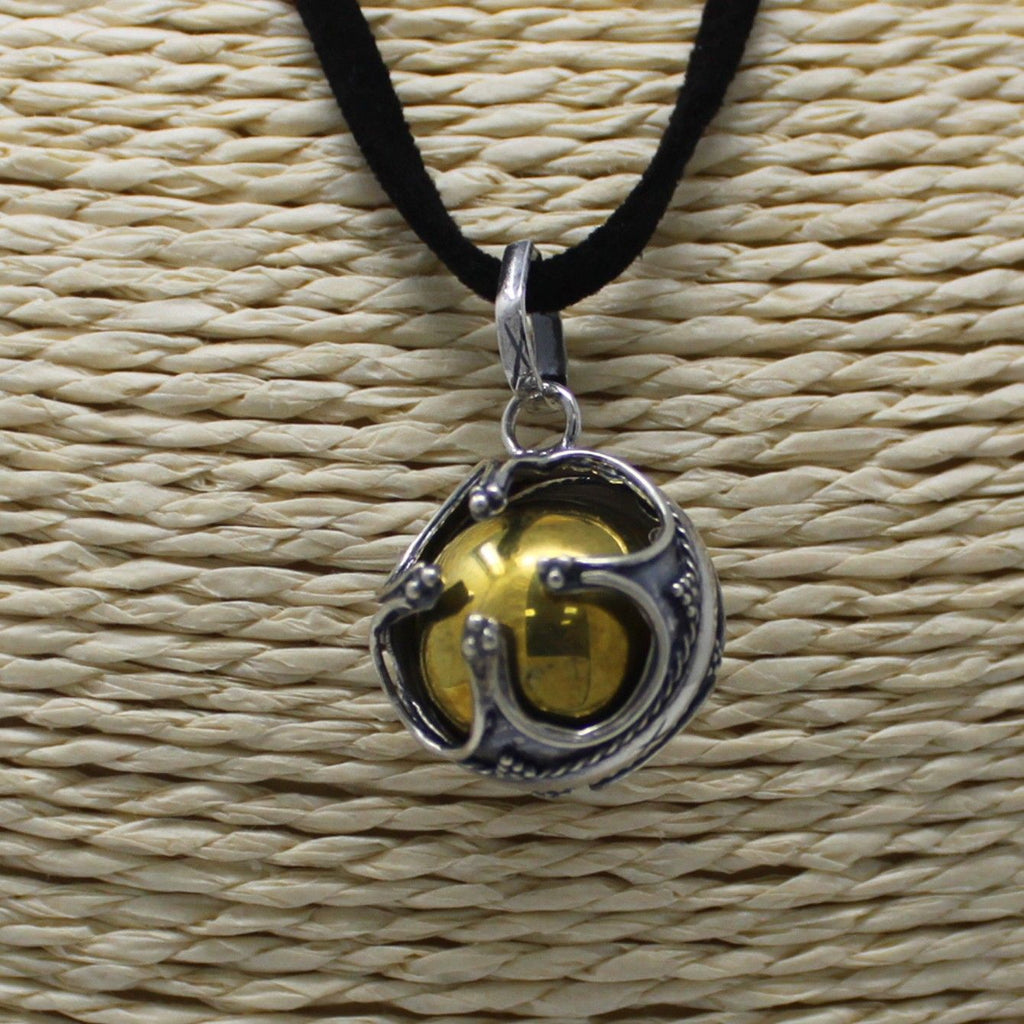 Campanellino Angelo in Argento - Prosperità - 16mm