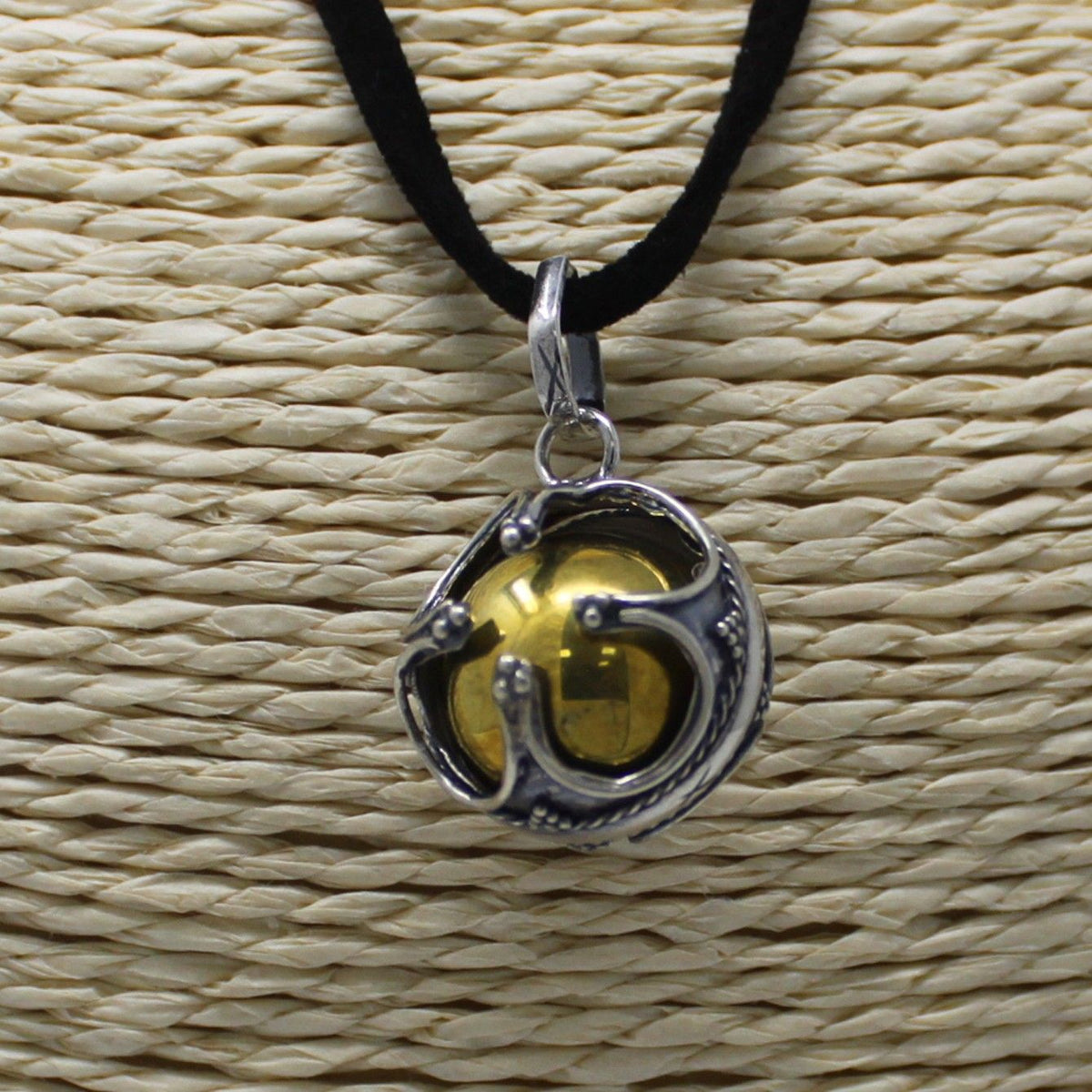 Campanellino Angelo in Argento - Prosperità - 16mm