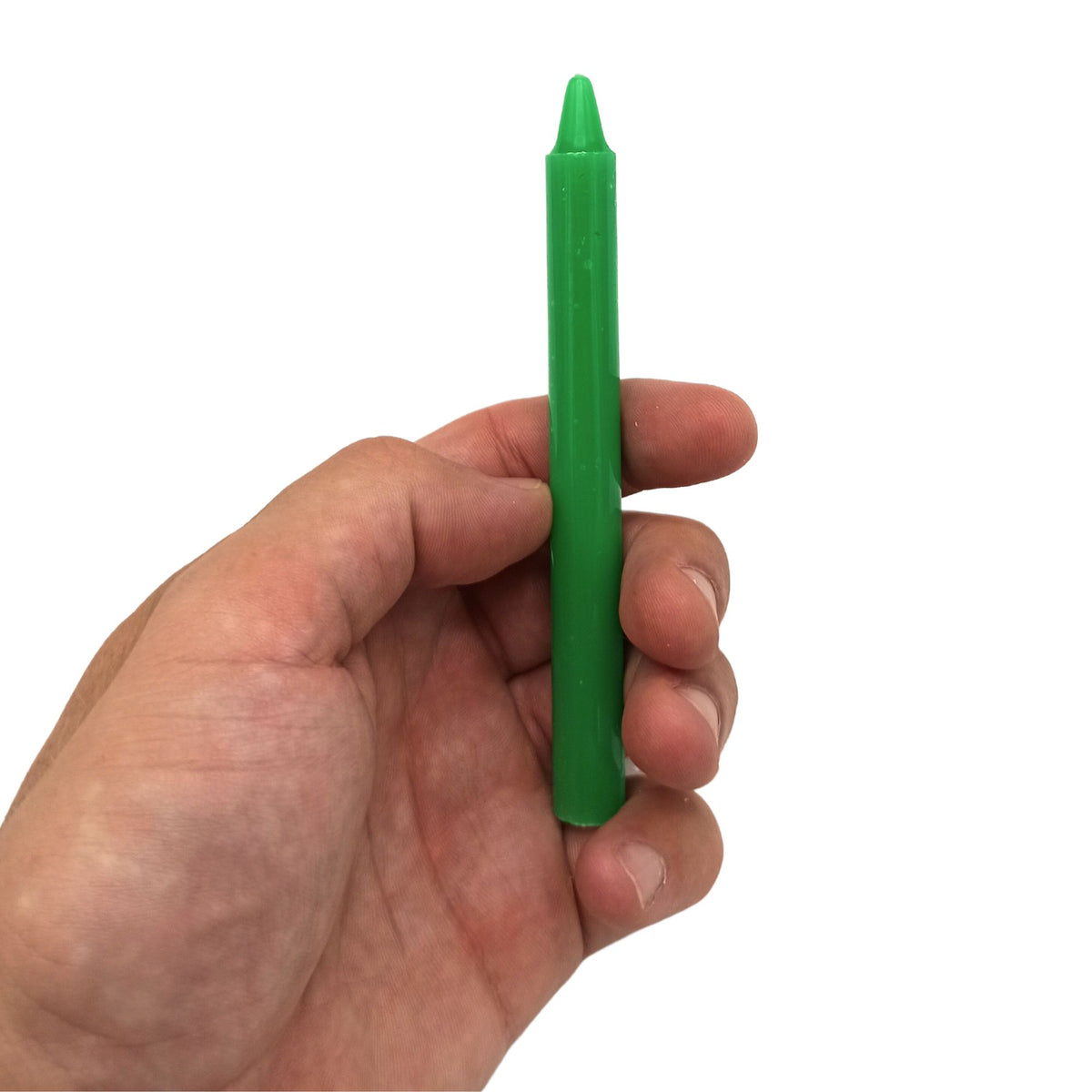 Confezione da 12 candele magiche per la manifestazione - Verde - Chakra del cuore