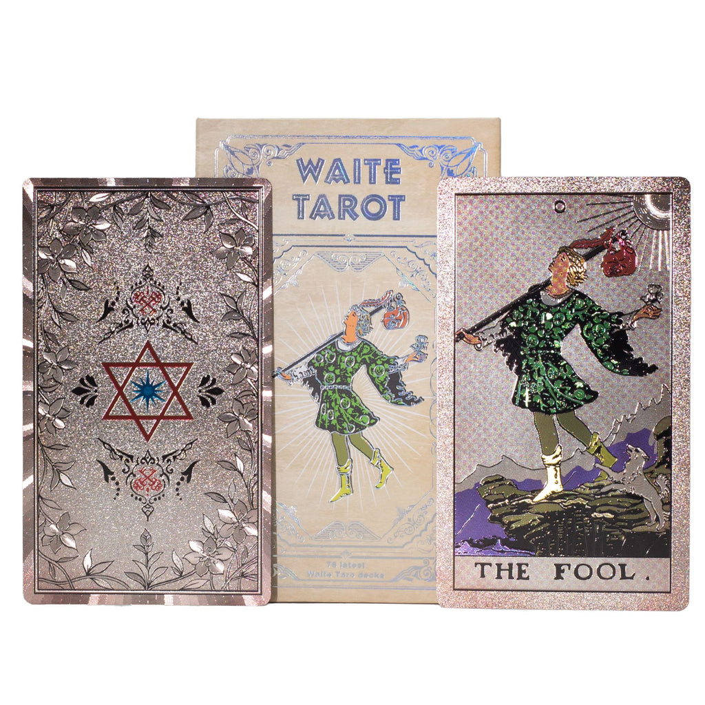 Mazzo Tarocchi Waite con Foglia Argento - con Libretto