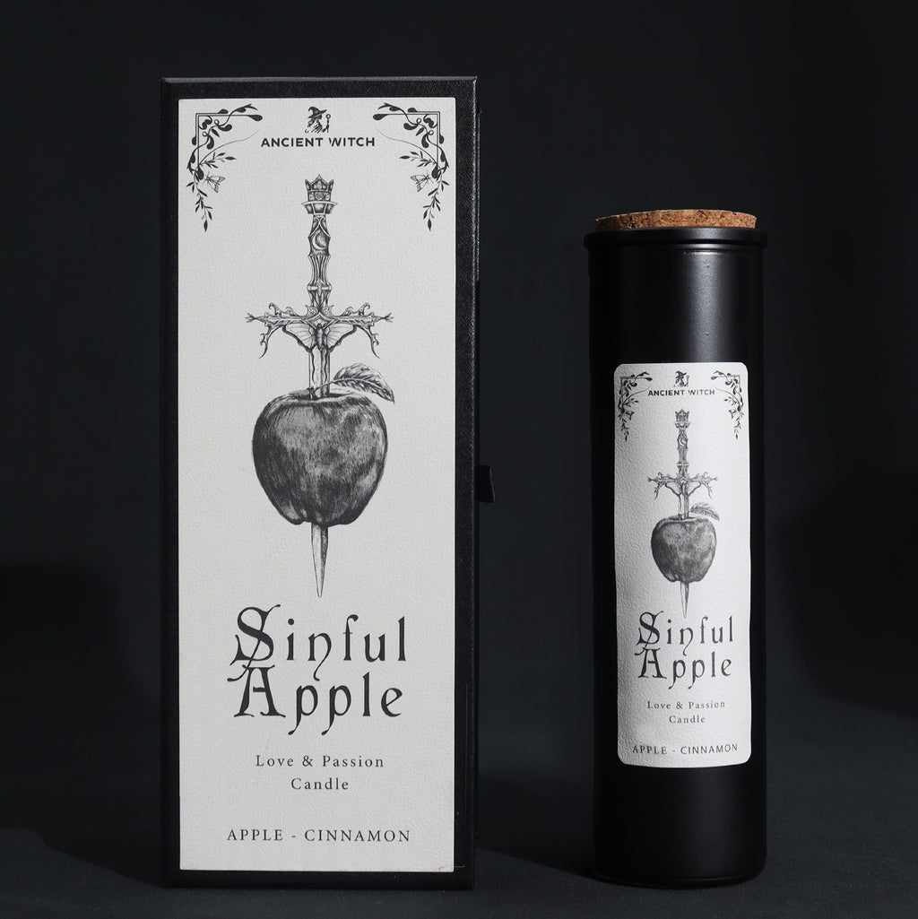 Candela rituale Ancient Witch - Mela tentatrice