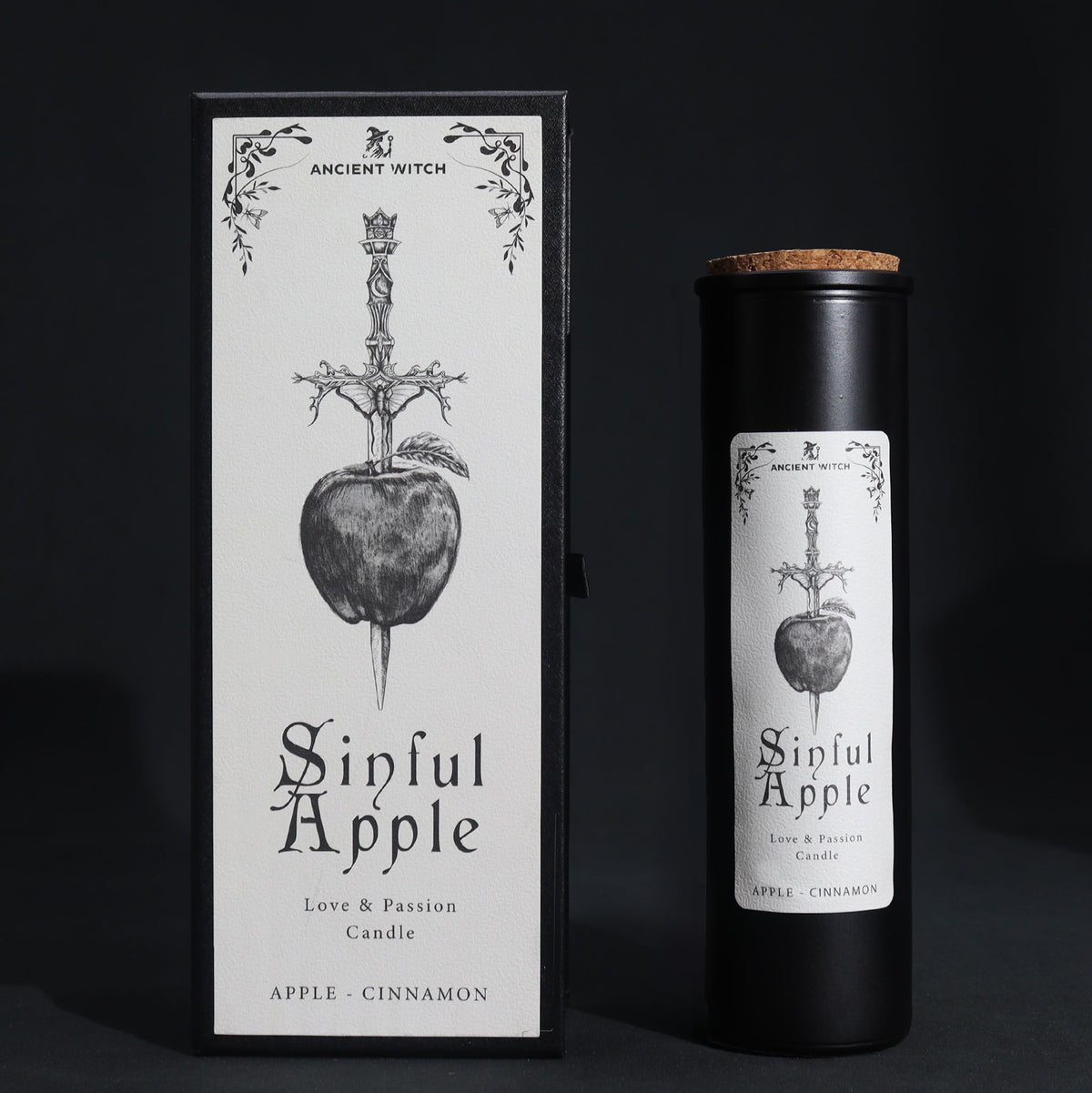 Candela rituale Ancient Witch - Mela tentatrice