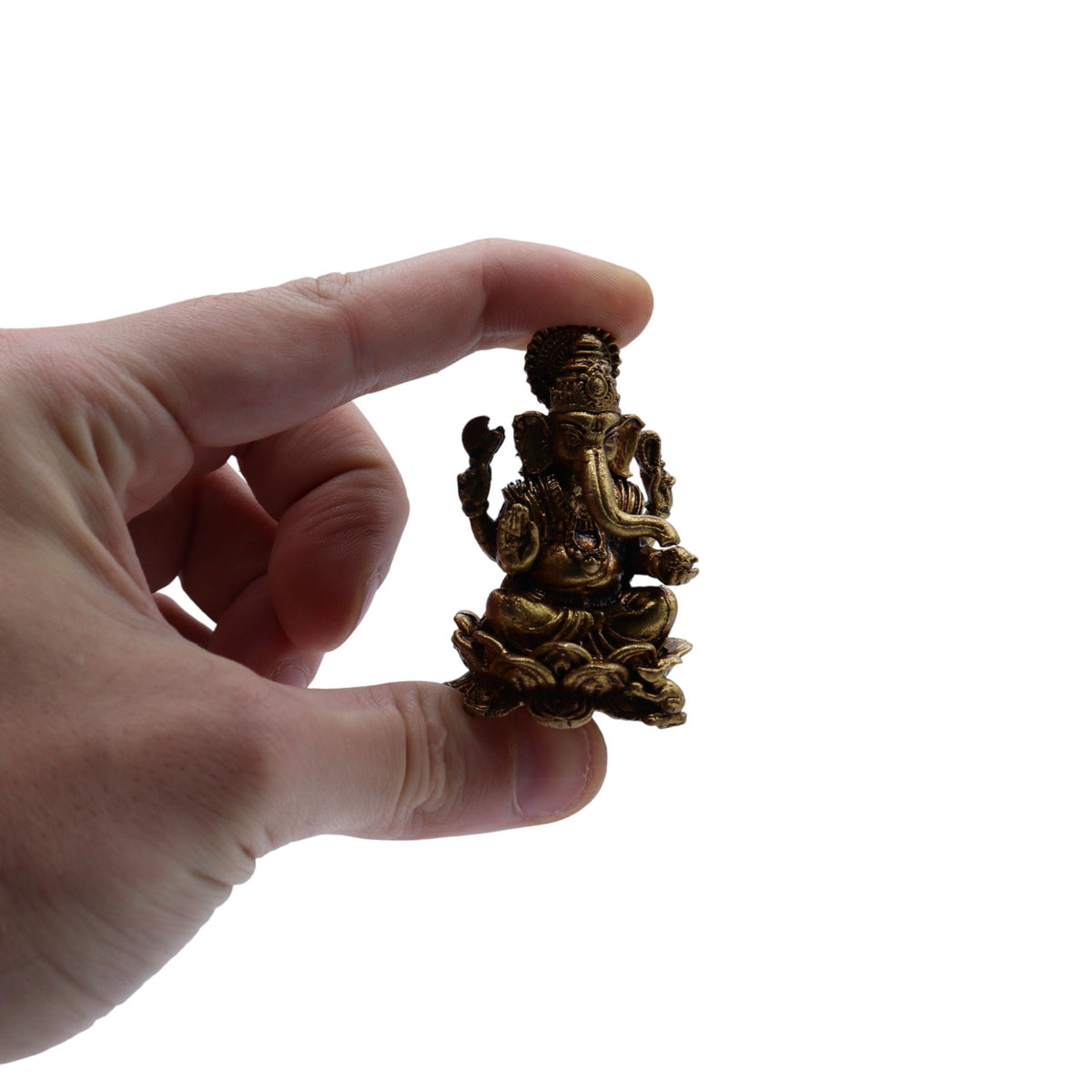 Statuetta in Ottone Divinità Indiane - Ganesha (52g) - 49mm