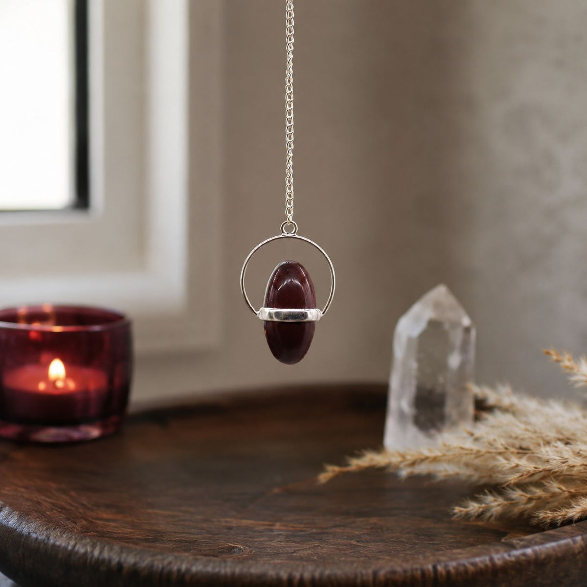 Pendolo in Shiva Lingam con Fascia