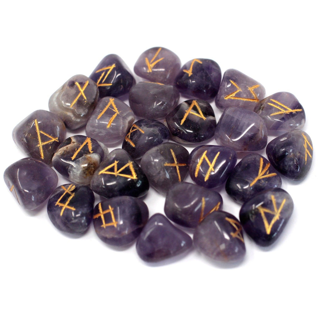 Rune Indiane in Sacchetto - Ametista