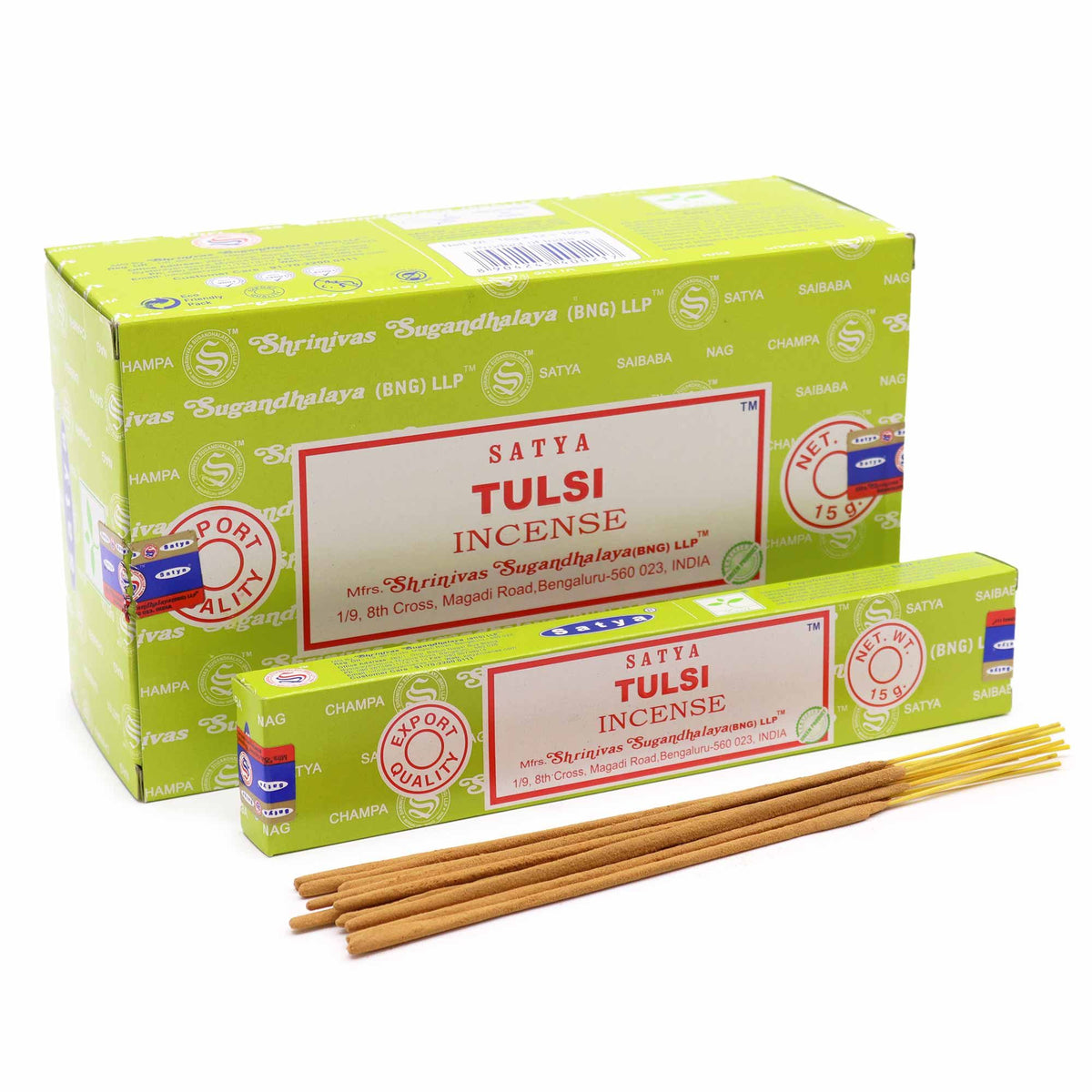 Satya Incenso 15g - Tulsi