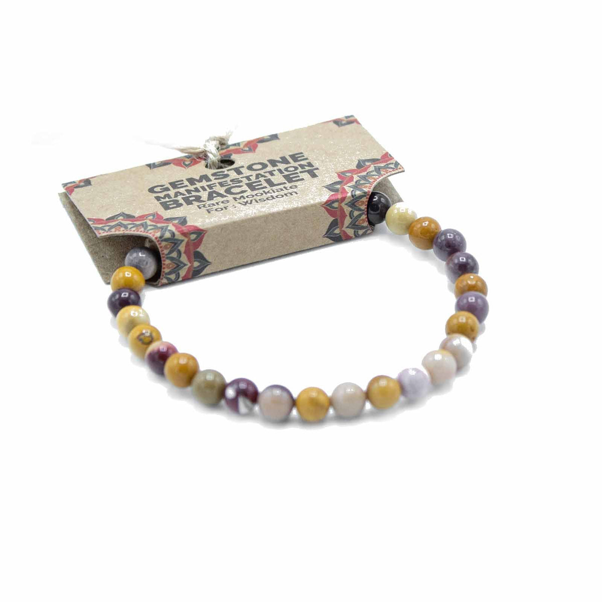 Bracciale di Manifestazione con Gemme - Mookaite Rara - Saggezza