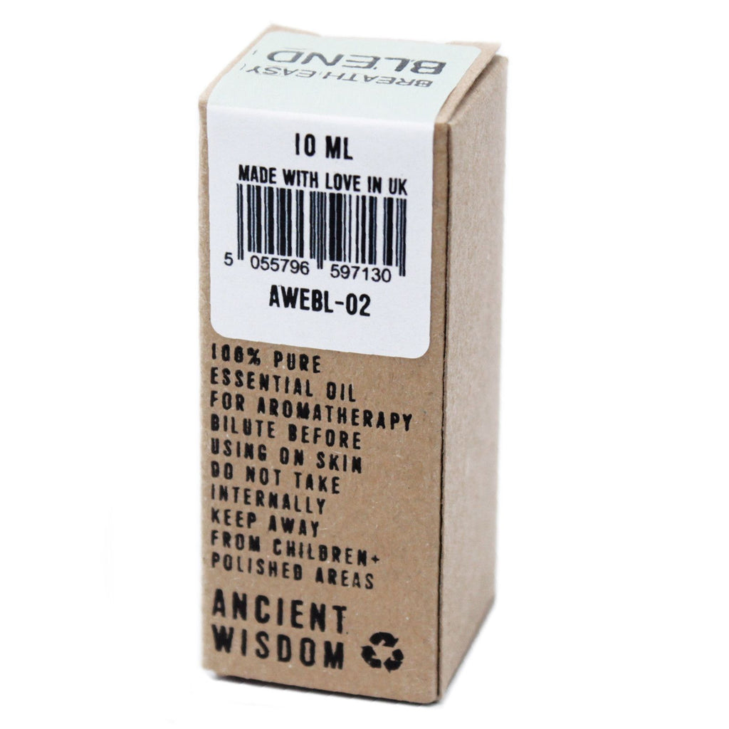 Miscela di Oli Essenziali Breath Easy in Scatola - 10 ml
