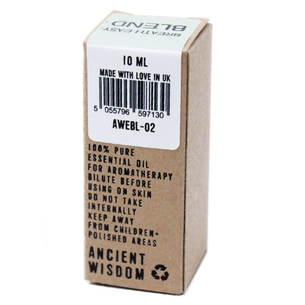 Miscela di Oli Essenziali Breath Easy in Scatola - 10 ml