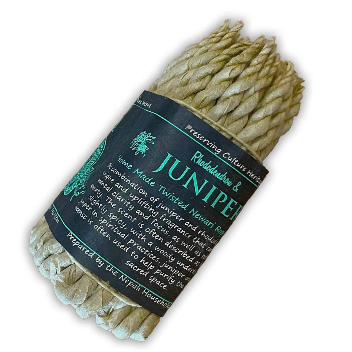 Incenso a Corda Pure Herbs al Rododendro e Ginepro - 50 Corde