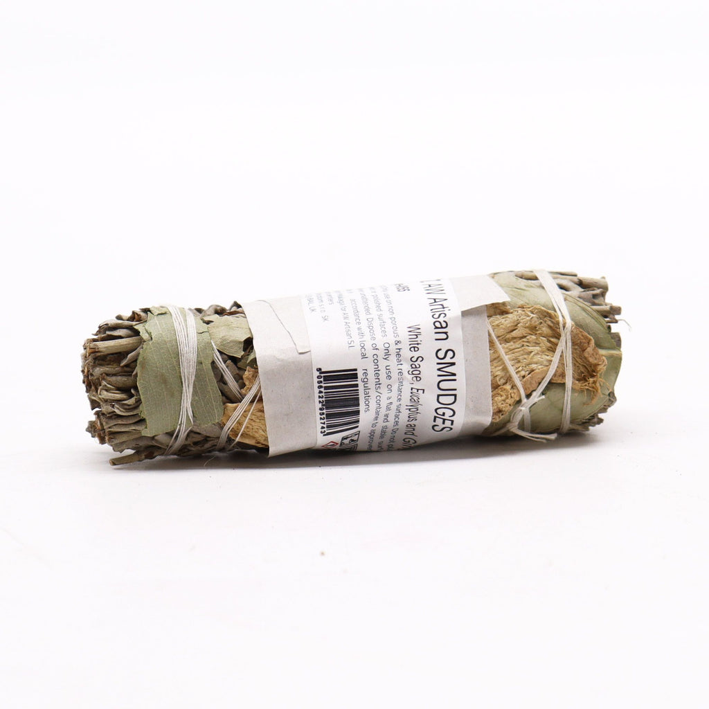 Smudge di Salvia Bianca, Eucalipto e Zenzero