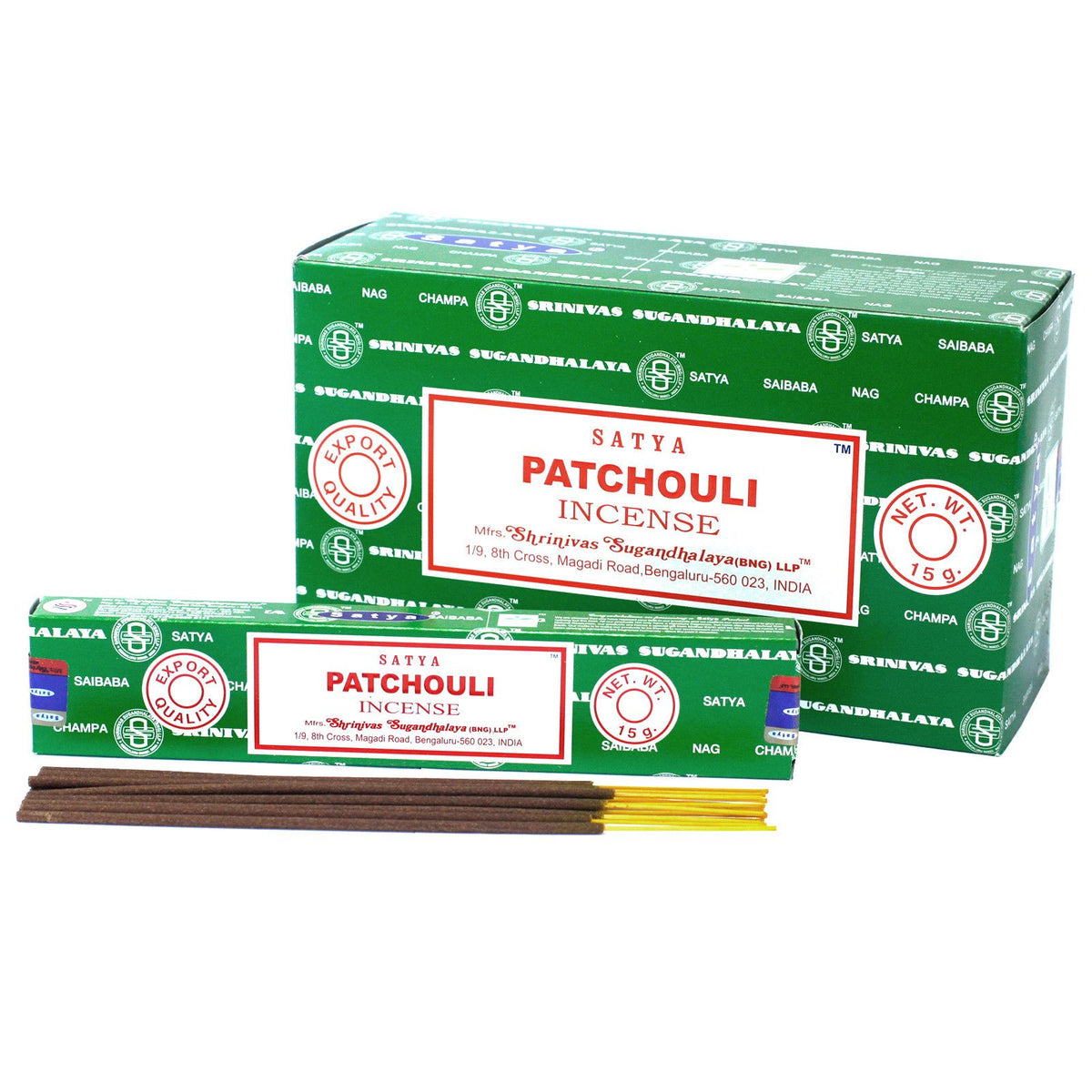 Satya Incenso 15g - Patchouli