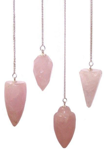 Pendolo Magico in Quarzo Rosa