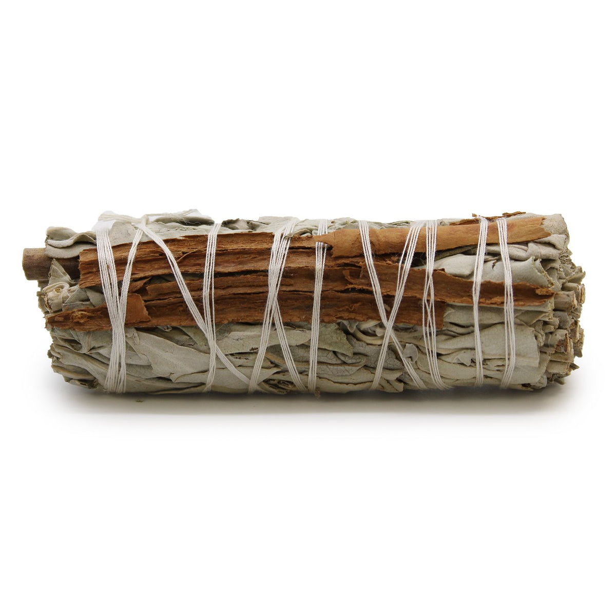 Smudge Salvia Bianca e Cannella – 10 cm