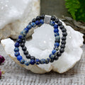 Bracciale Magnetico in Pietra Preziosa - Sodalite