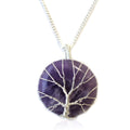Collana Albero della Vita in Pietra Dura - Ametista