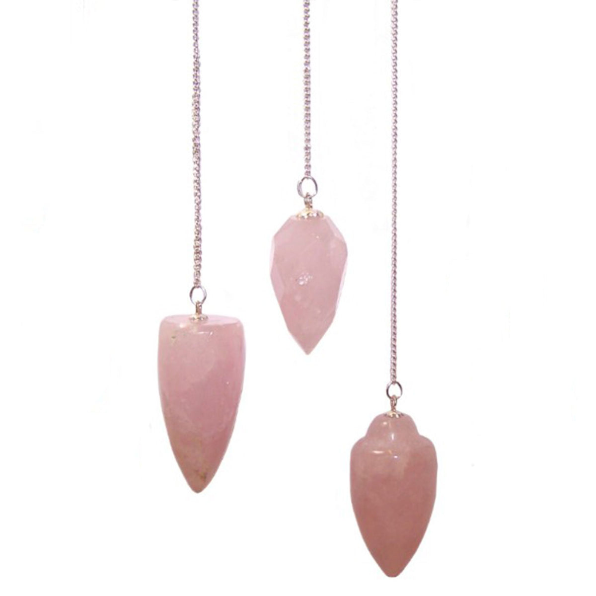 Pendolo Magico in Quarzo Rosa