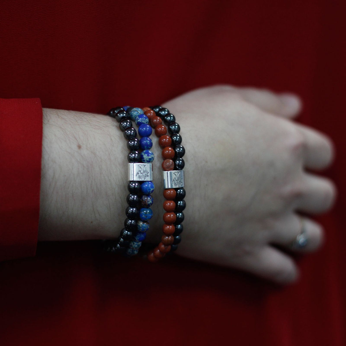 Bracciale Magnetico in Pietra Preziosa - Sodalite