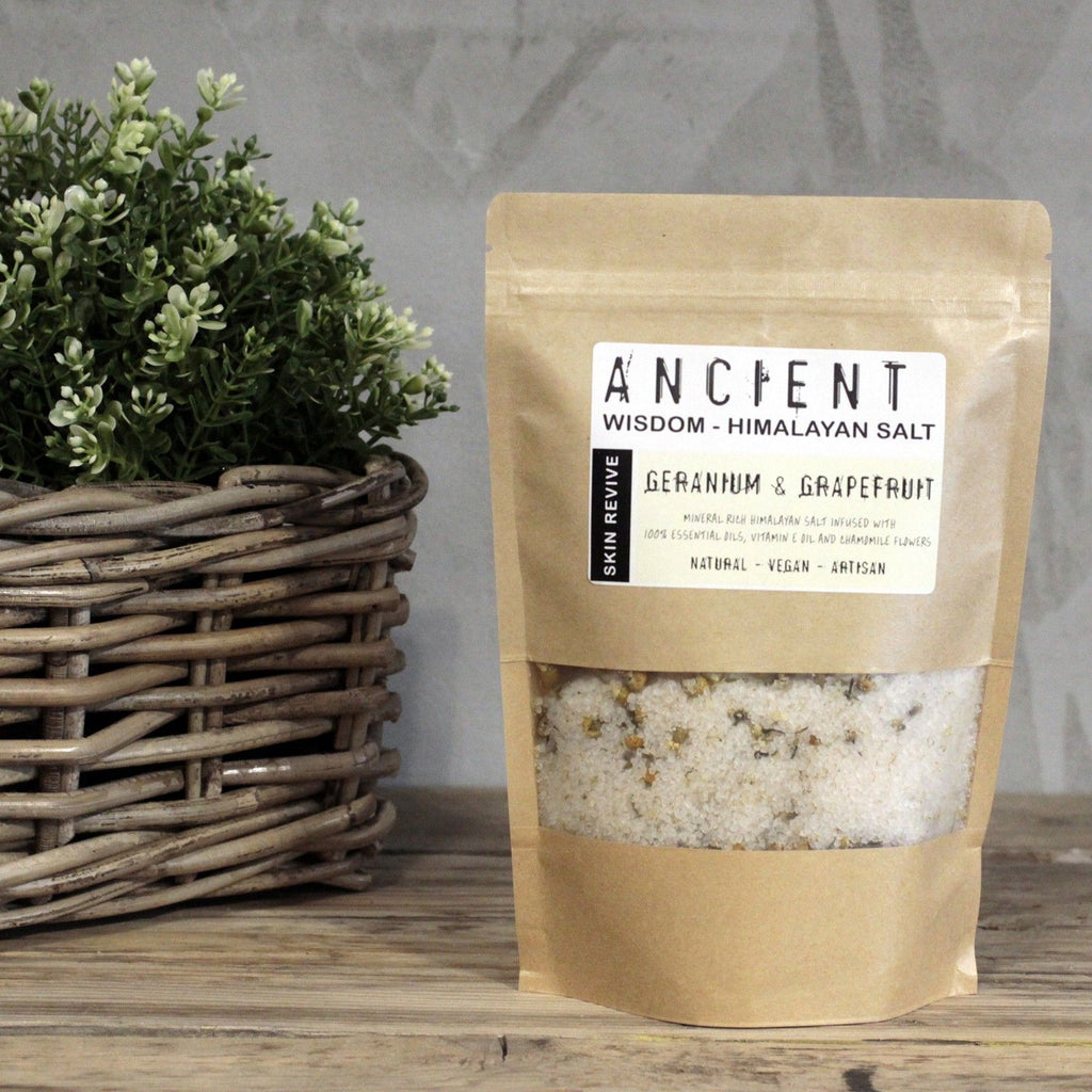 Sali da bagno dell’Himalaya – Geranio e Pompelmo, 500 g