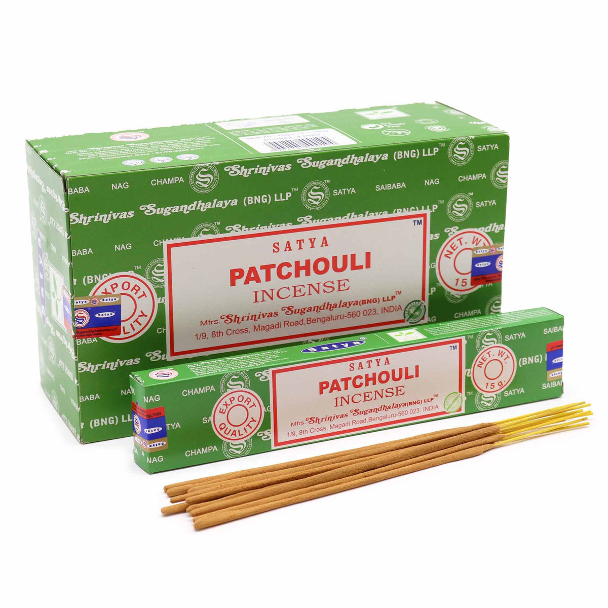 Satya Incenso 15g - Patchouli