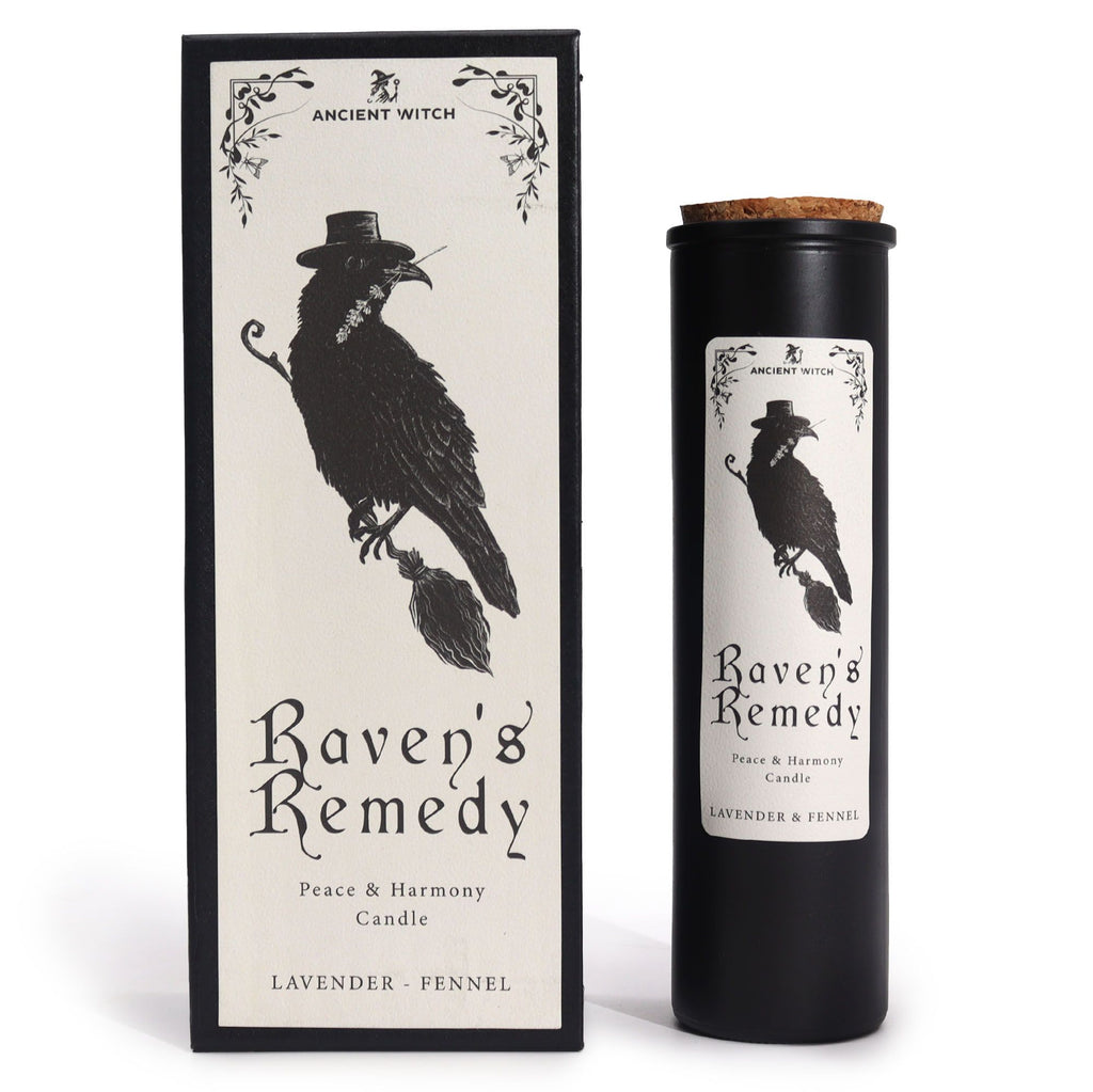 Candela rituale Ancient Witch - Rimedio del corvo