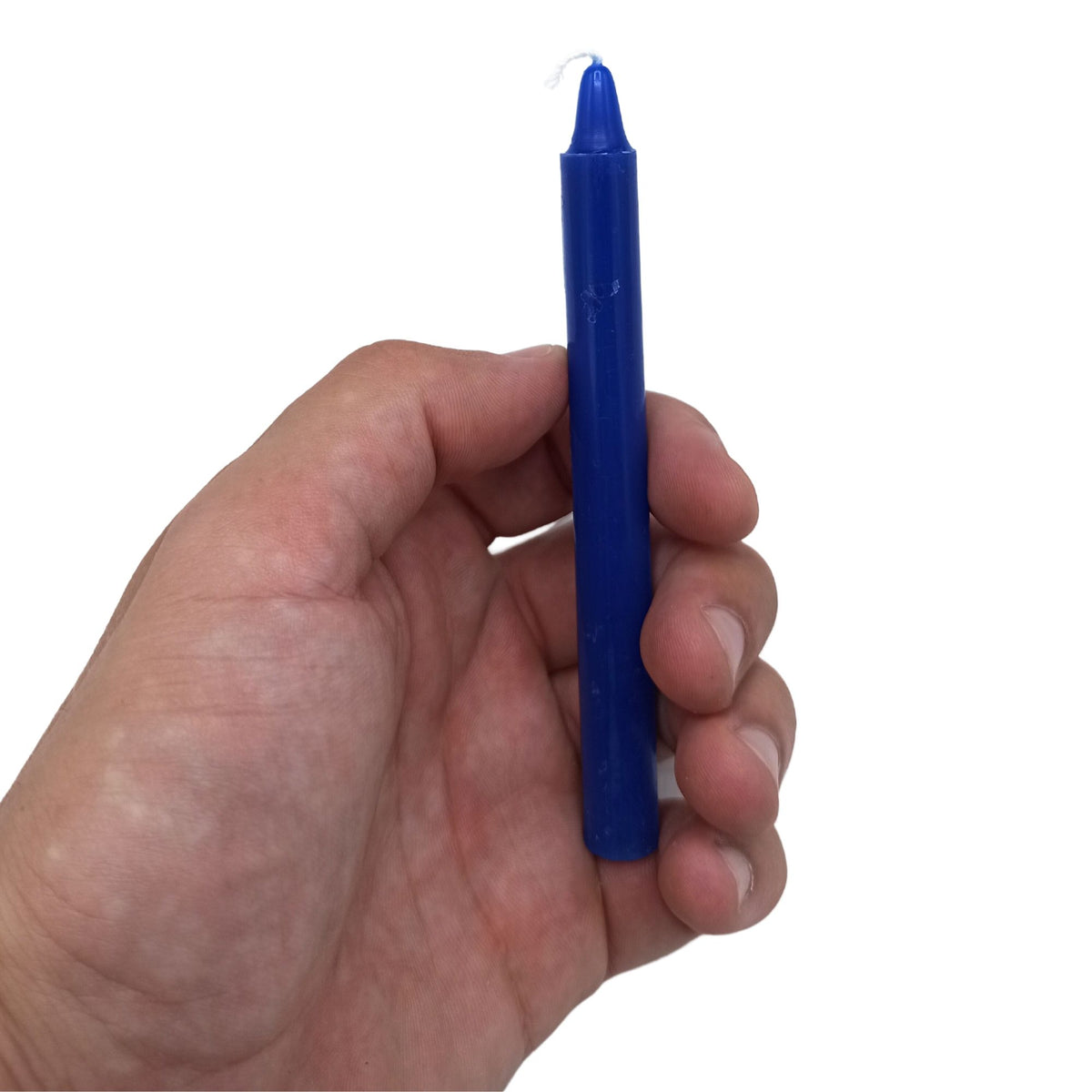 Confezione da 12 candele magiche per la manifestazione - Blu scuro - Chakra del terzo occhio