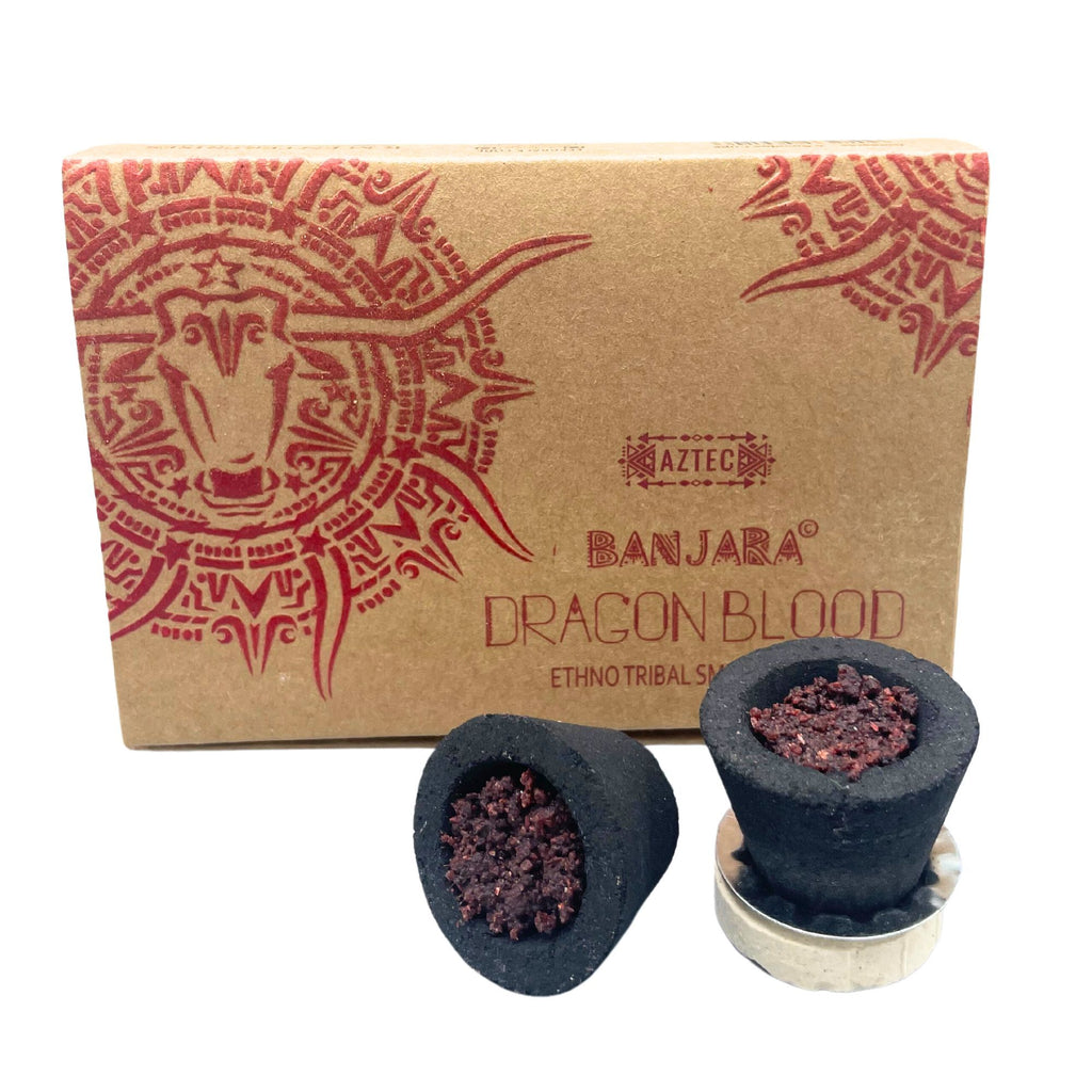Coppette di incenso in resina Banjara - Sangue di Drago