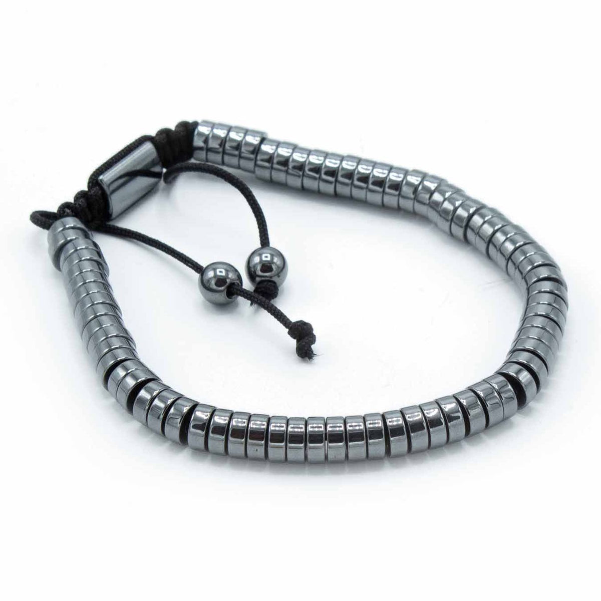 Bracciale Shamballa in Ematite Magnetica - Cerchi