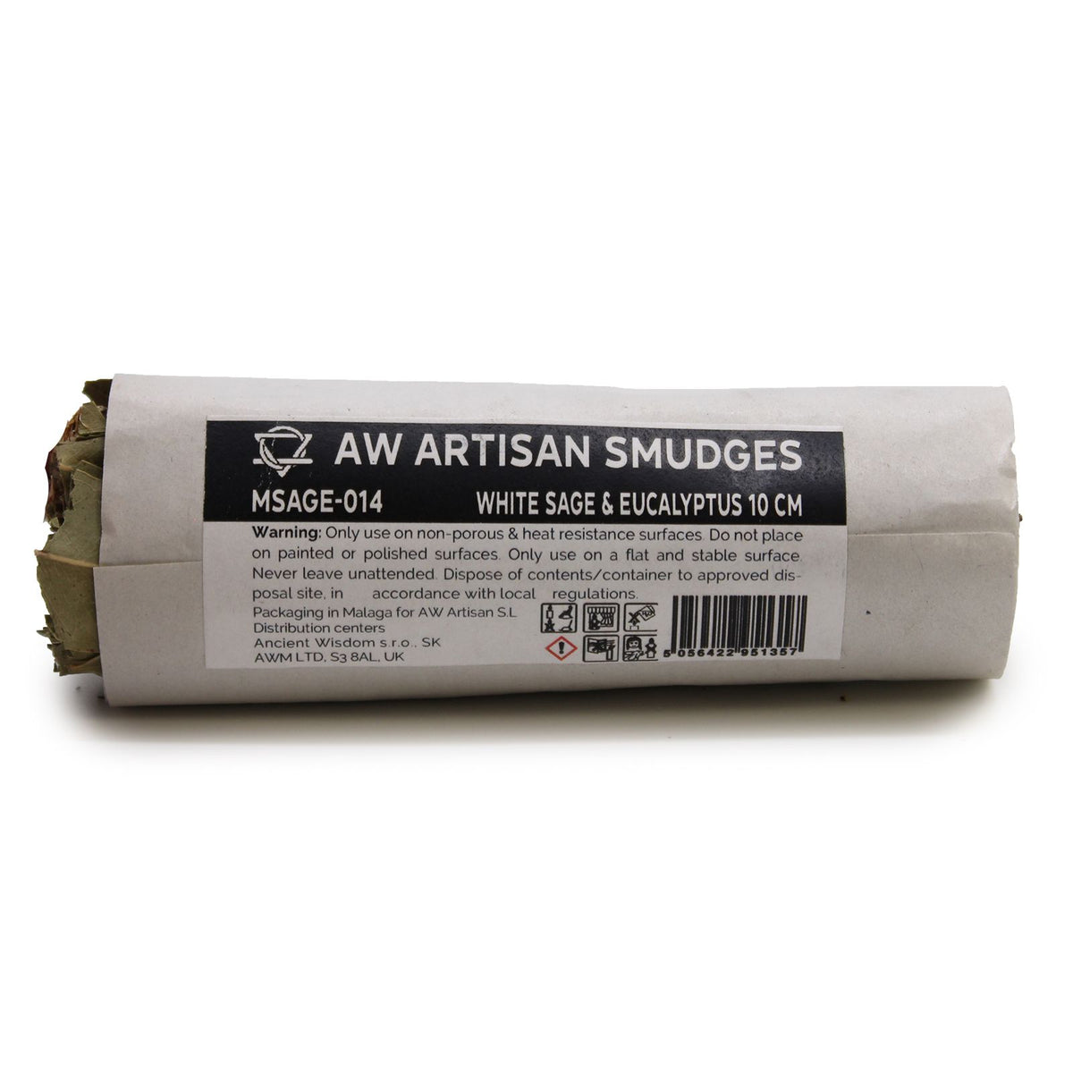 Smudge Salvia Bianca ed Eucalipto – 10 cm
