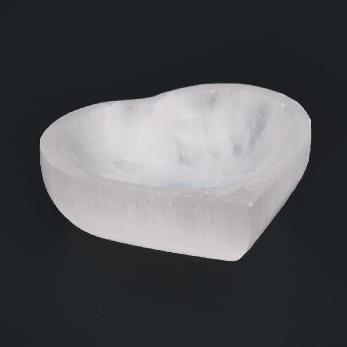 Ciotola a Cuore in Selenite - 10cm