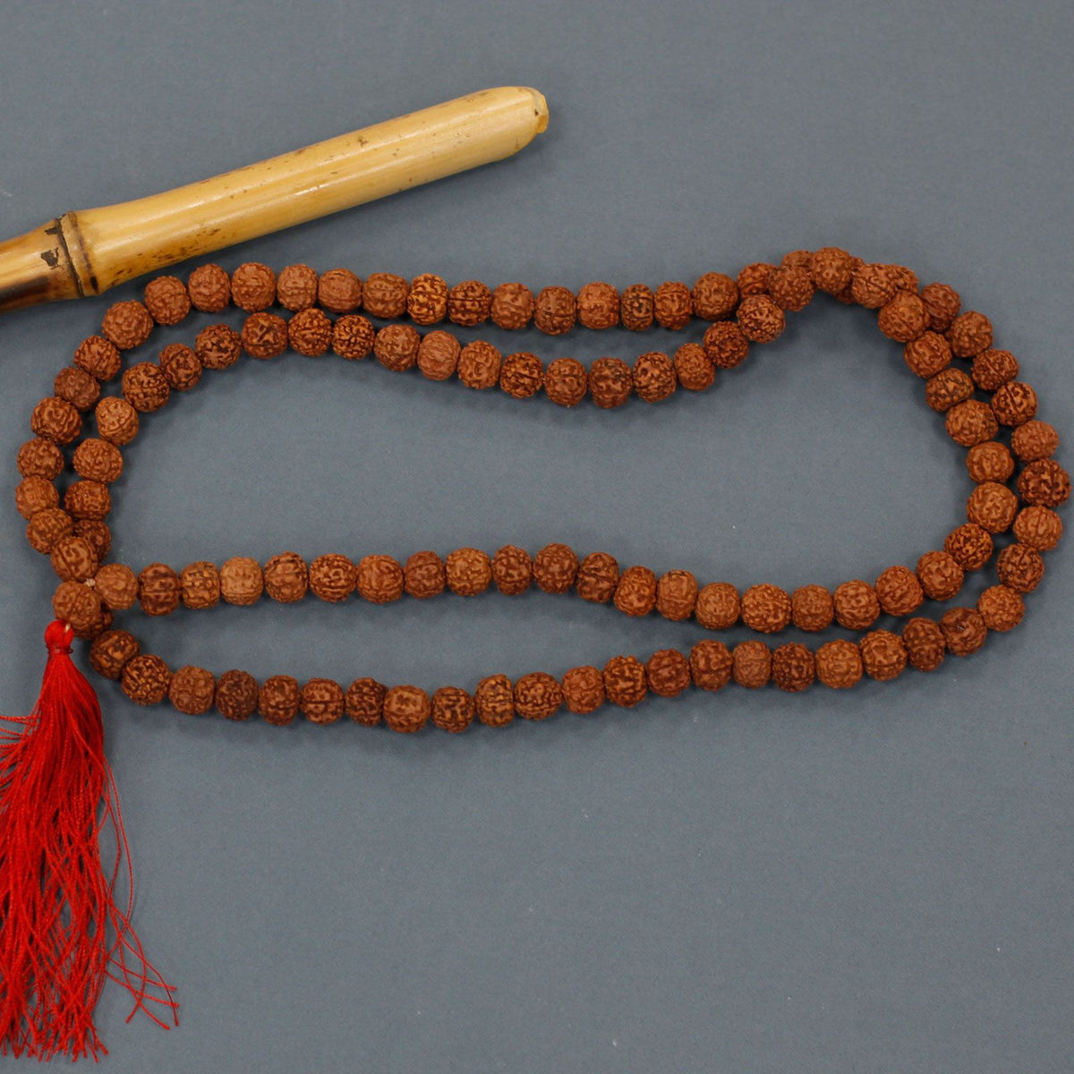 Mala 108 Rudraksha - Marrone