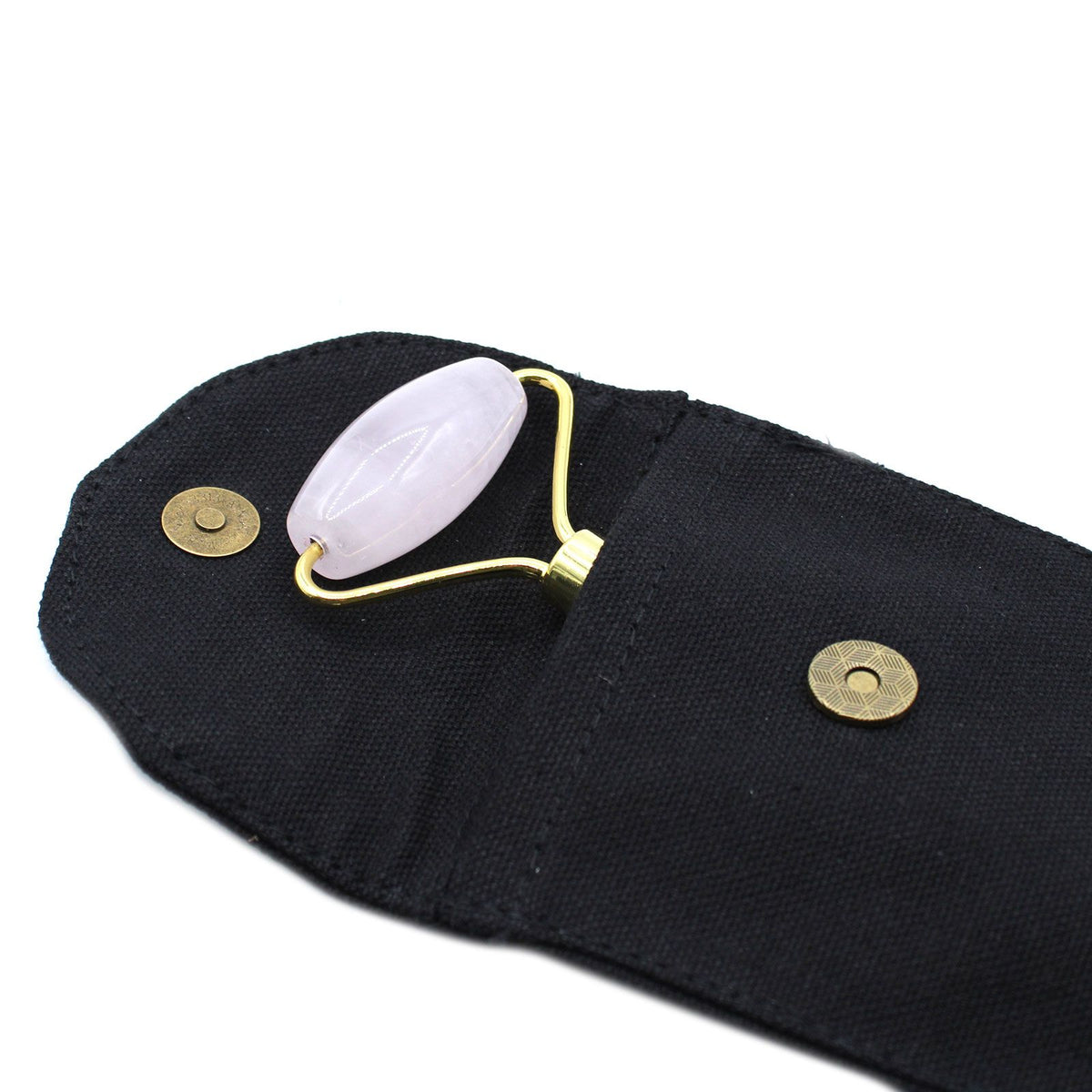 Rullo Massaggiatore Viso in Quarzo Rosa