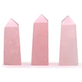 Obelisco in Quarzo Rosa - 3–5 cm