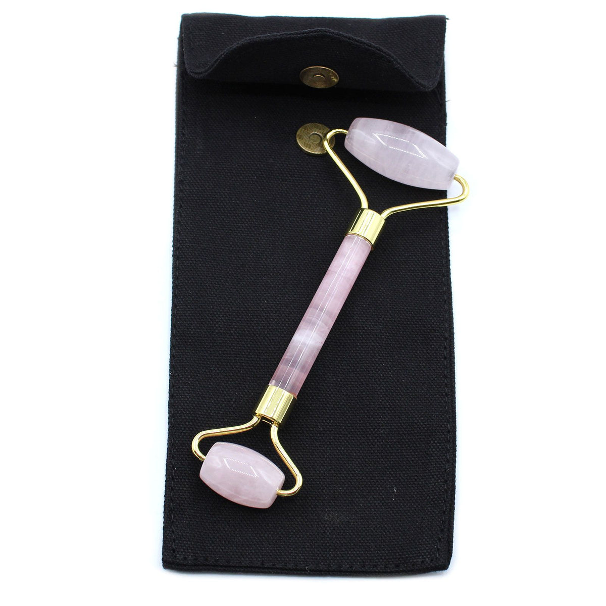 Rullo Massaggiatore Viso in Quarzo Rosa