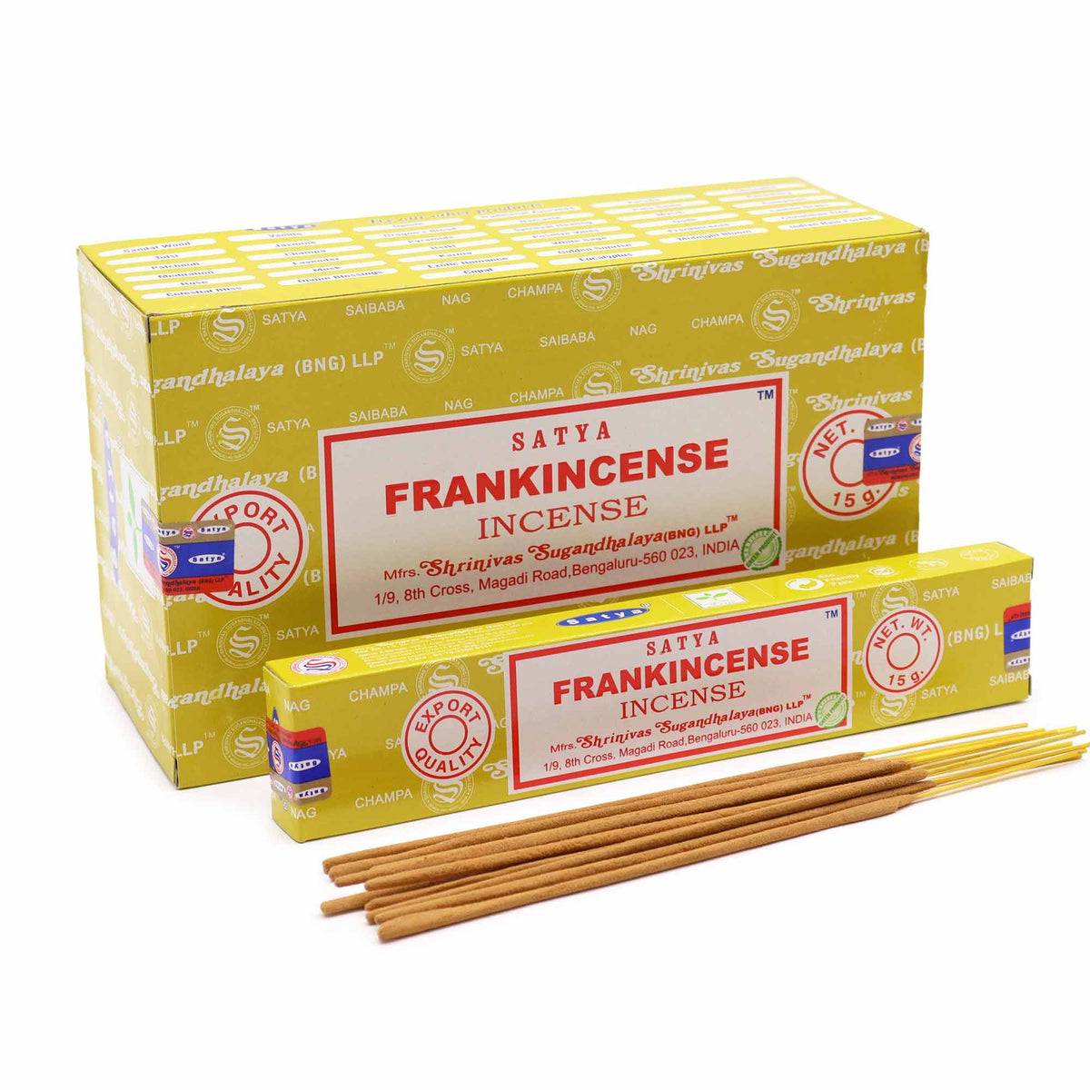 Incenso in Bastoncini Satya - Olibano, 15 g
