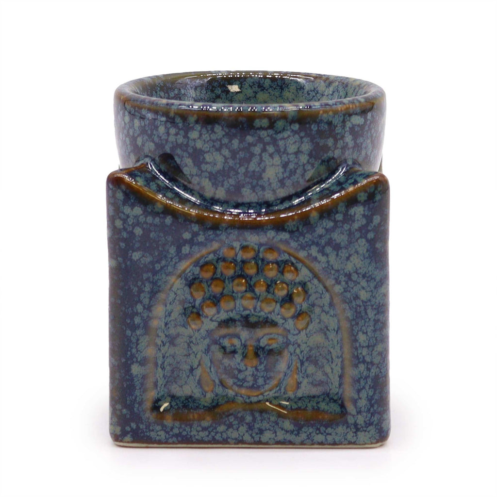 Bruciaessenze Quadrato Buddha - Blu Polvere