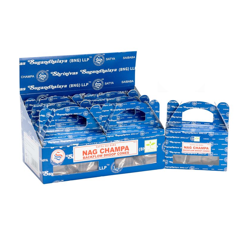 Coni Dhoop Backflow Satya - Nag Champa (24 pezzi)