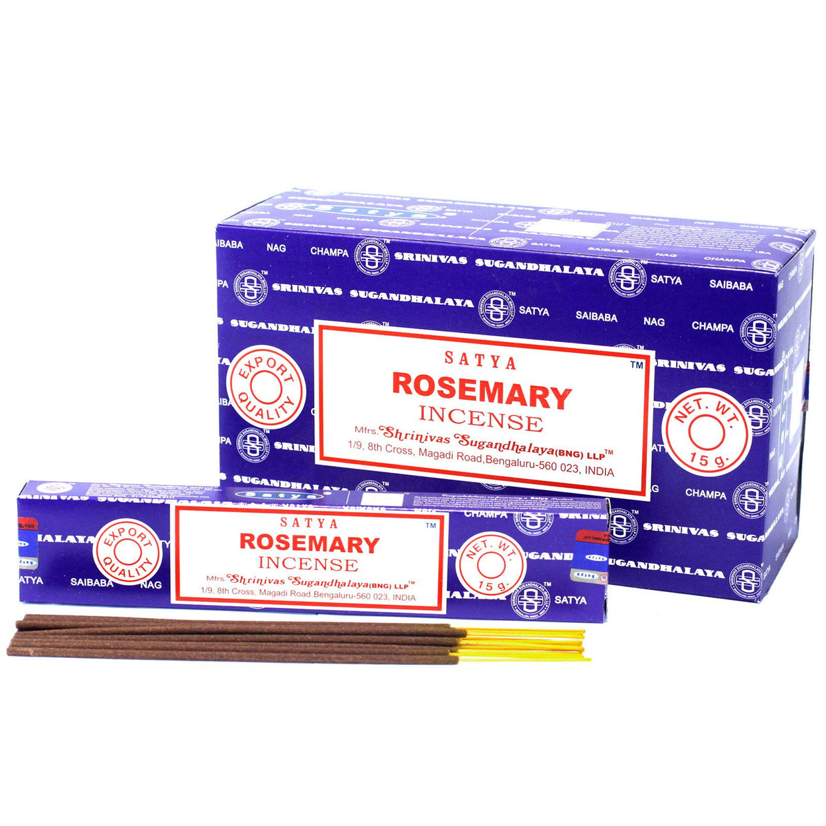 Satya Incenso 15g - Rosmarino