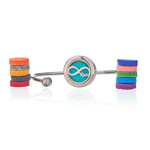Bracciale Diffusore per Aromaterapia - Amore Infinito 20 mm