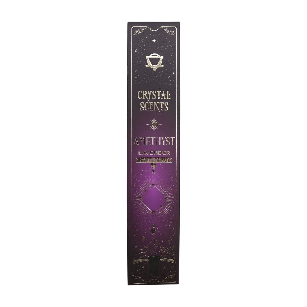 Incenso Smudge Cristalli di Ametista - Lavanda