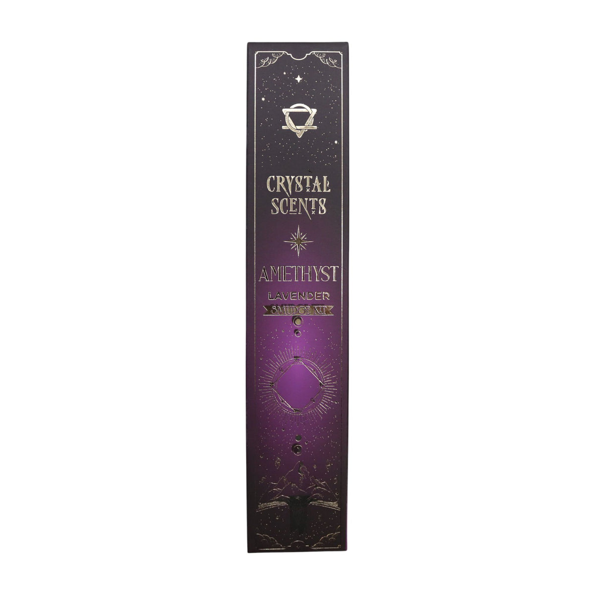 Incenso Smudge Cristalli di Ametista - Lavanda