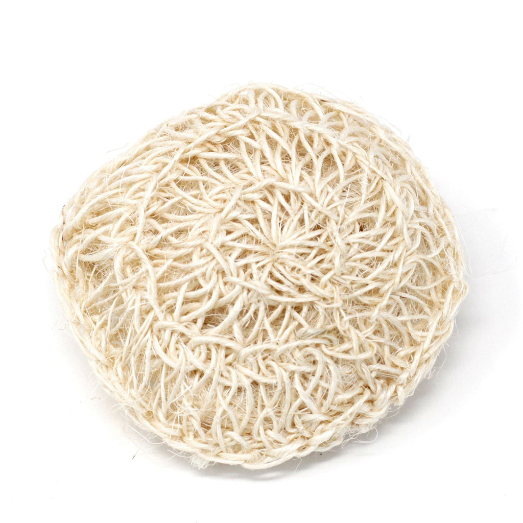 Spugna Esfoliante in Sisal – Cuscinetto Rotondo Morbido