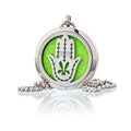 Collana Diffusore per Aromaterapia - Mano di Fatima 30 mm