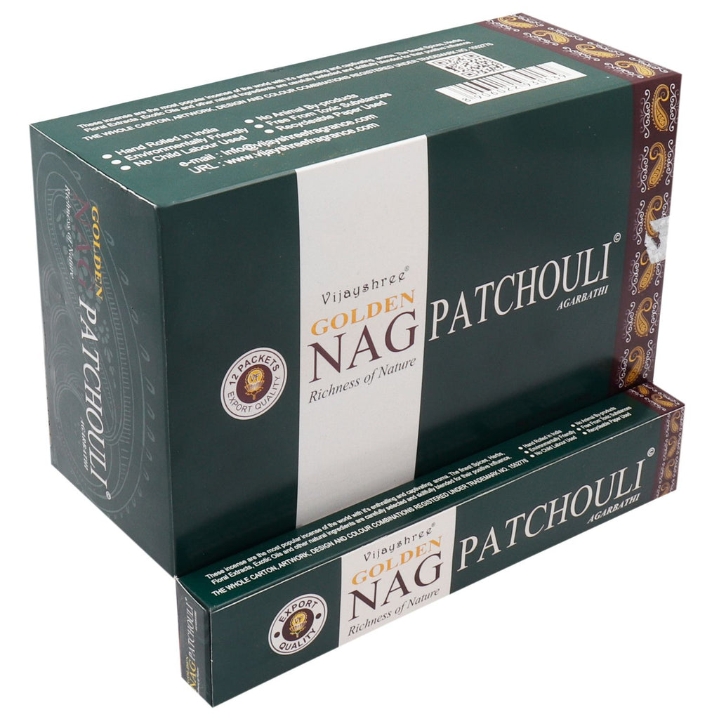 Golden Nag Patchouli - Incenso al Patchouli 15g