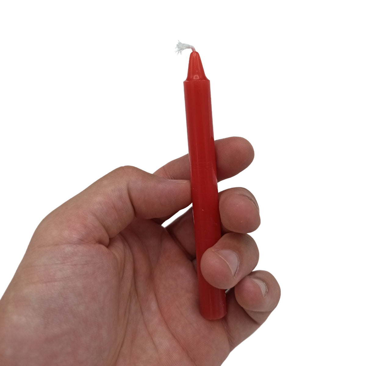 Confezione da 12 candele magiche per la manifestazione - Rosso - Chakra della radice